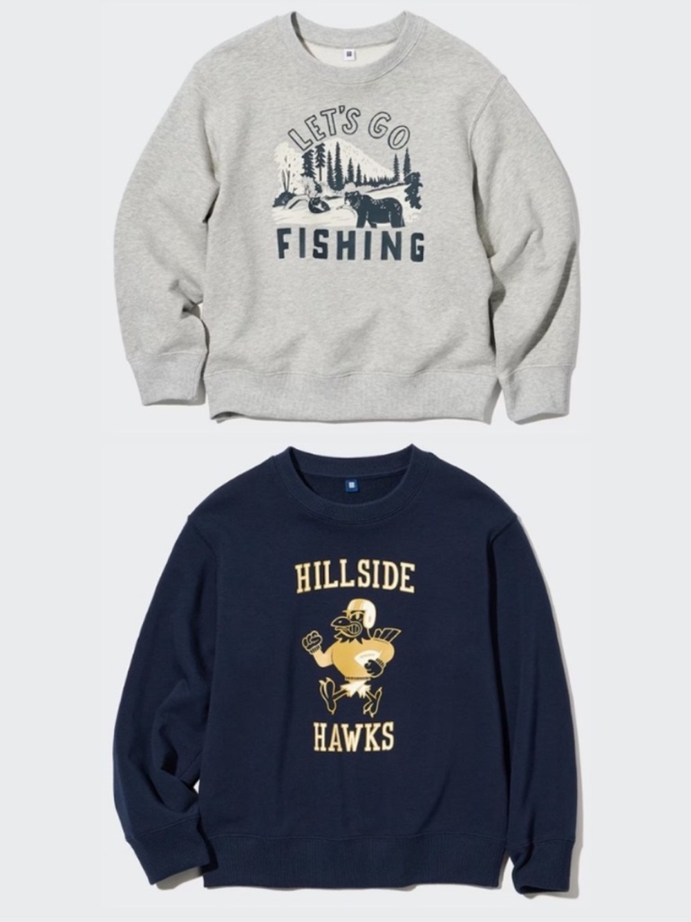 Uniqlo Kids Ultra Stretch Graphic Sweatshirts